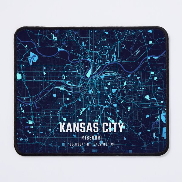 Item preview, Kansas City Midnight City Map designed and sold by HomeLivingCo.