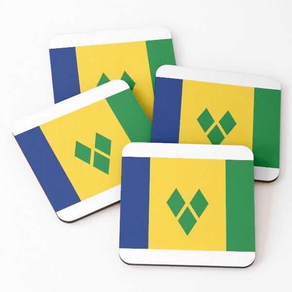 Item preview, Saint Vincent and the Grenadines Flag – Gems of the Caribbean Sea Design designed and sold by Dany05117671.