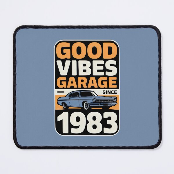 Item preview, Retro Garage Vibes with Vintage Car Illustration designed and sold by SplashTastic.