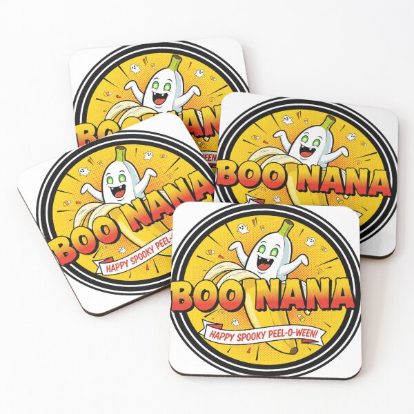 Item preview, Pop Art Boo Nana Ghost Banana - Bold Comic Halloween Pun Design designed and sold by Wear Sculpt.