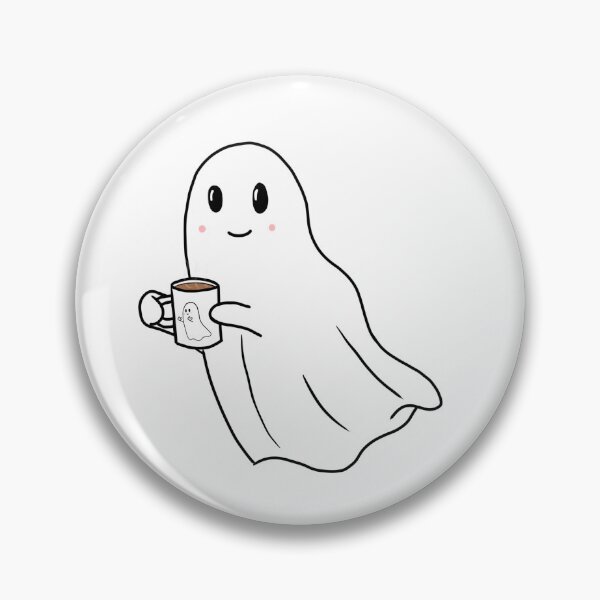 Item preview, Little ghost with coffee designed and sold by thescarecrow30.