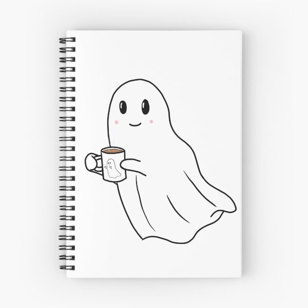 Item preview, Little ghost with coffee designed and sold by thescarecrow30.