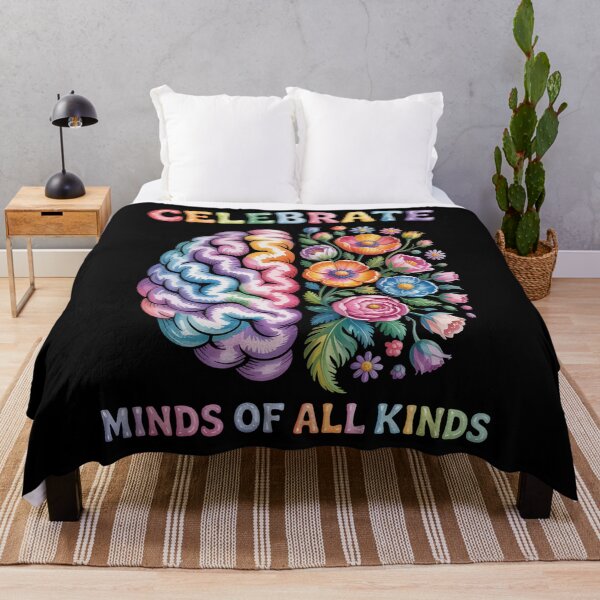 Item preview, Celebrate Minds Of All Kinds Mental Health Autism Awareness designed and sold by TorjeARTStore.