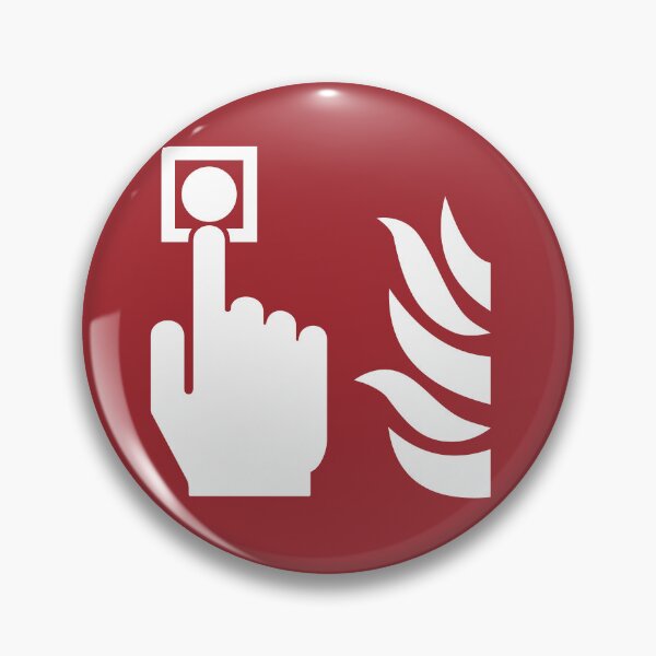 Item preview, Fire Alarm Button Safety Sign designed and sold by sifis.