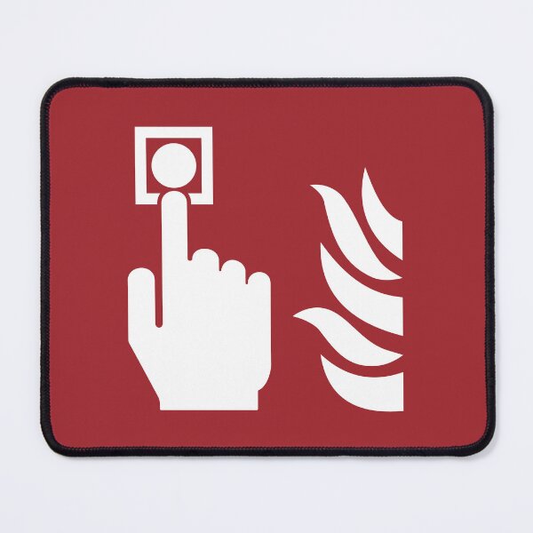 Item preview, Fire Alarm Button Safety Sign designed and sold by sifis.