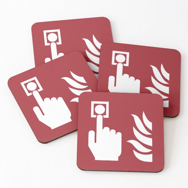 Item preview, Fire Alarm Button Safety Sign designed and sold by sifis.