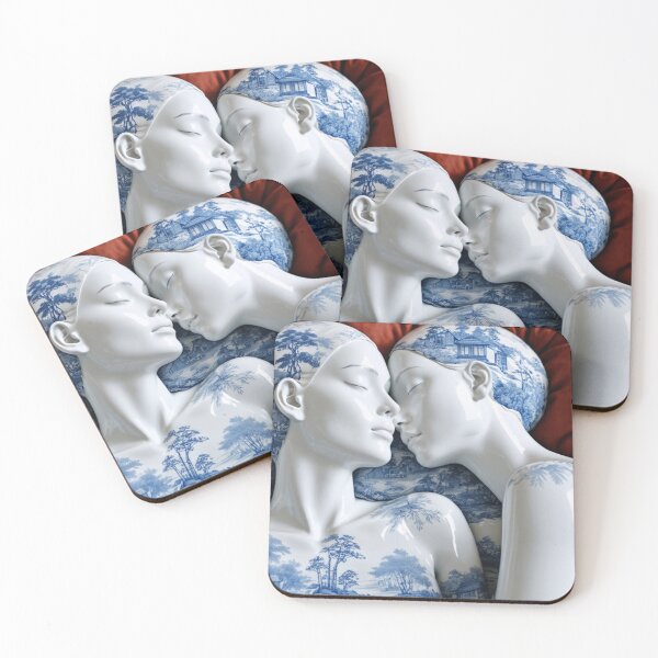 Item preview, Willow-Patterned Mannequin Sapphic Lovers #2 designed and sold by NickWhittleArt.
