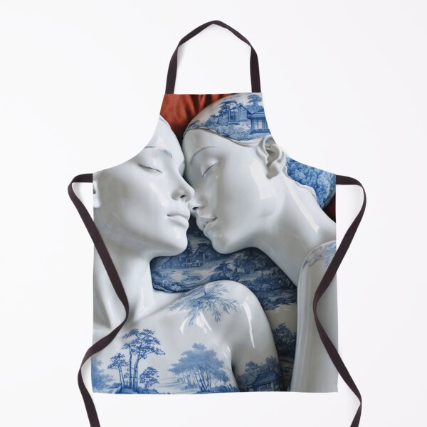 Item preview, Willow-Patterned Mannequin Sapphic Lovers #2 designed and sold by NickWhittleArt.