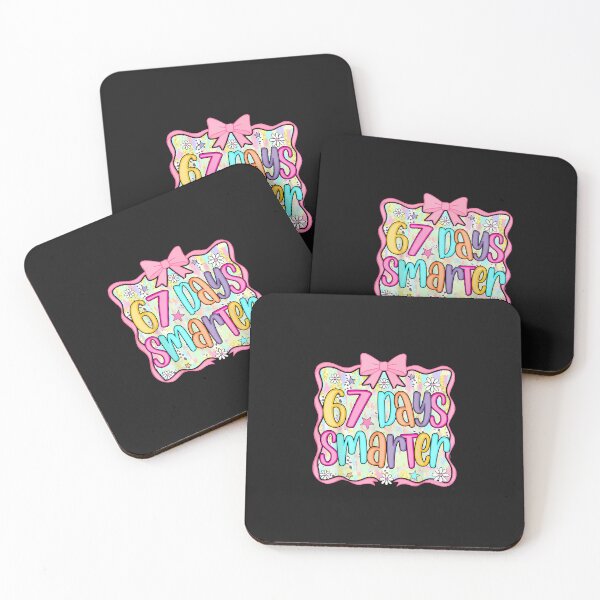 Item preview, 67 Days Smarter Girls Bow Six Seven Meme 6 7 Day Of School designed and sold by grumpzara.