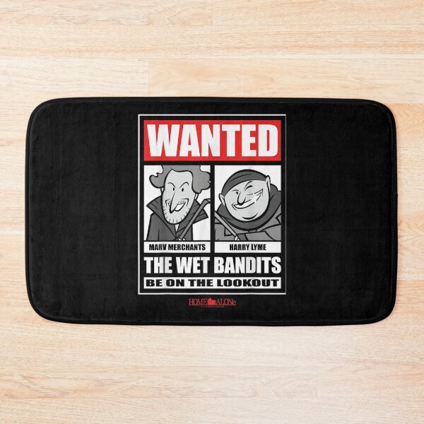 Item preview, Home Alone Wanted Poster – Funny Wet Bandits Cartoon Design designed and sold by Casey Damian.