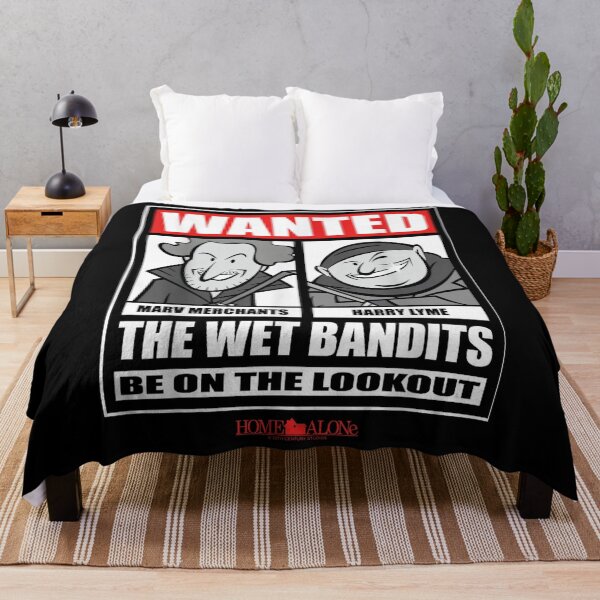Item preview, Home Alone Wanted Poster – Funny Wet Bandits Cartoon Design designed and sold by Casey Damian.