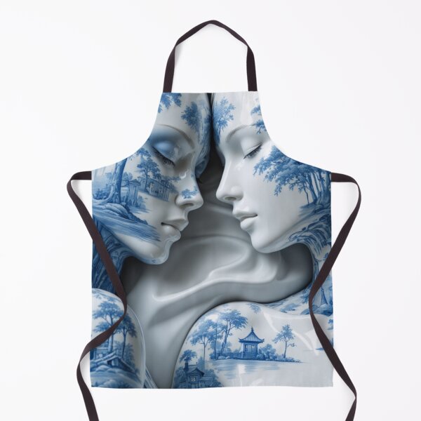Item preview, Willow-Patterned Mannequin Sapphic Lovers #3 designed and sold by NickWhittleArt.