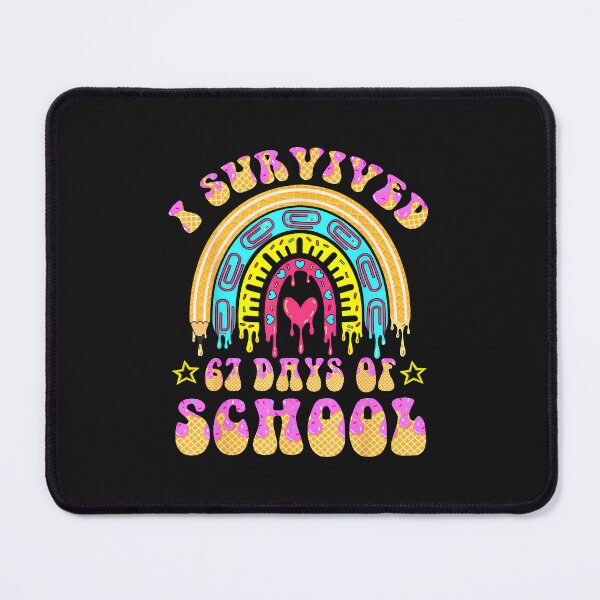 Item preview, I Survived 67 Days Of School Funny Six Seven Meme Ice Cream designed and sold by grumpzara.