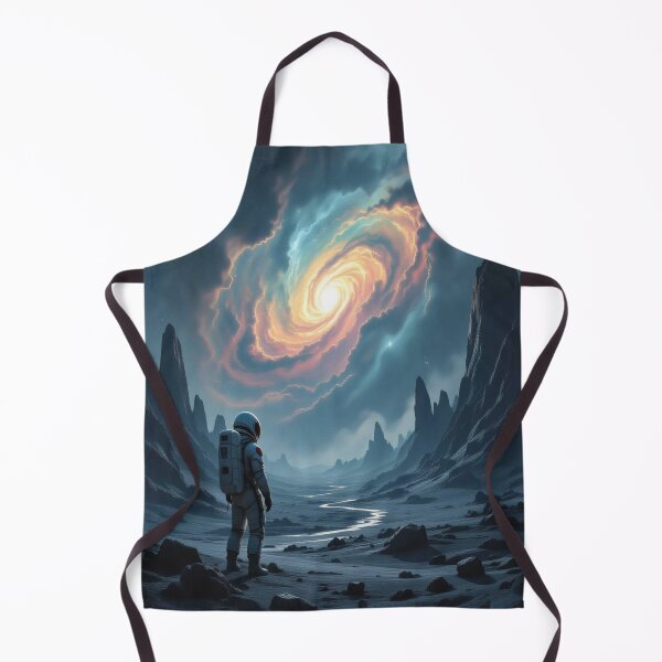 Item preview, Galactic Silence – Astronaut meets Spiral Galaxy in a surreal Space Valley full of light and depth designed and sold by FotoworldEdel.