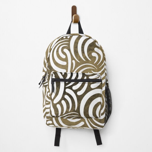 Item preview, Golden Flow – Abstract Pattern in Warm Tones designed and sold by astermoonleaf.