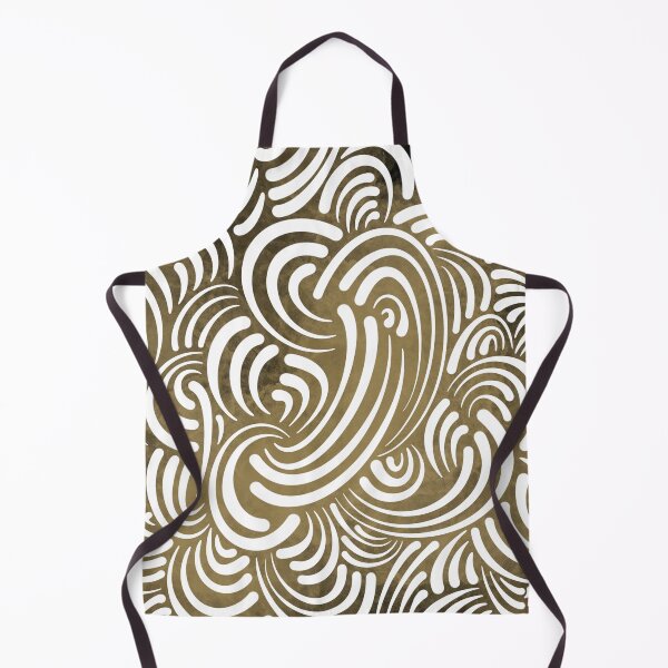 Item preview, Golden Flow – Abstract Pattern in Warm Tones designed and sold by astermoonleaf.