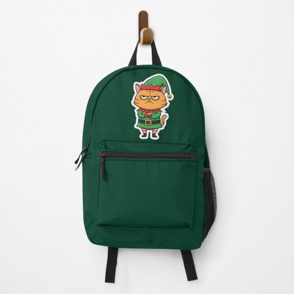 Item preview, Funny Grumpy Cat Elf Christmas Humor designed and sold by MuseAI.