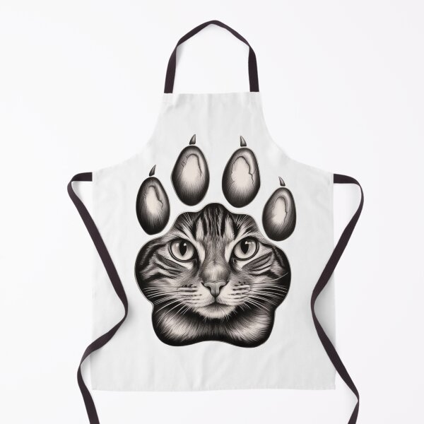 Item preview, Mystic Cat Gaze Dekoration – Artistic Cat Paw for True Cat Lovers designed and sold by SVALANART.