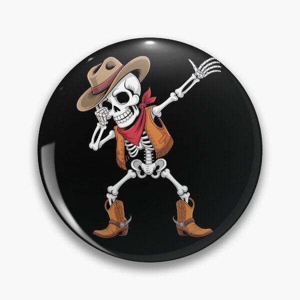 Item preview, Dabbing Skeleton Cowboy Halloween designed and sold by TorjeARTStore.