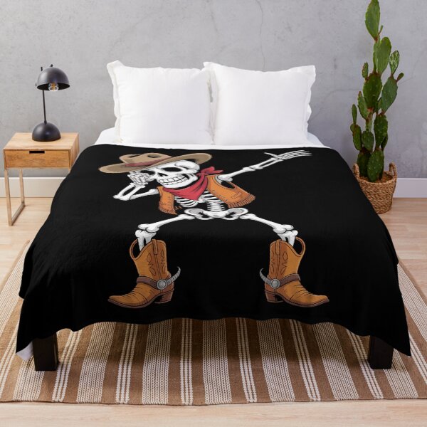 Item preview, Dabbing Skeleton Cowboy Halloween designed and sold by TorjeARTStore.