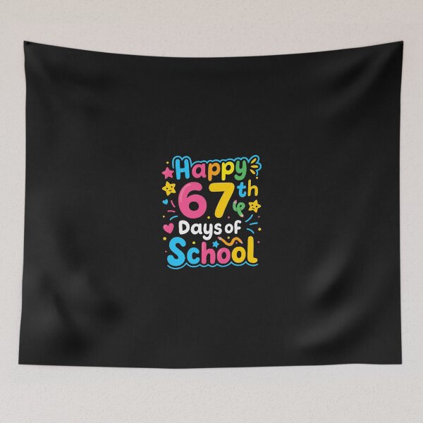 Item preview, Happy 67Th Day Of School Funny Meme 67 Teacher Kids Boys designed and sold by cawtoon.