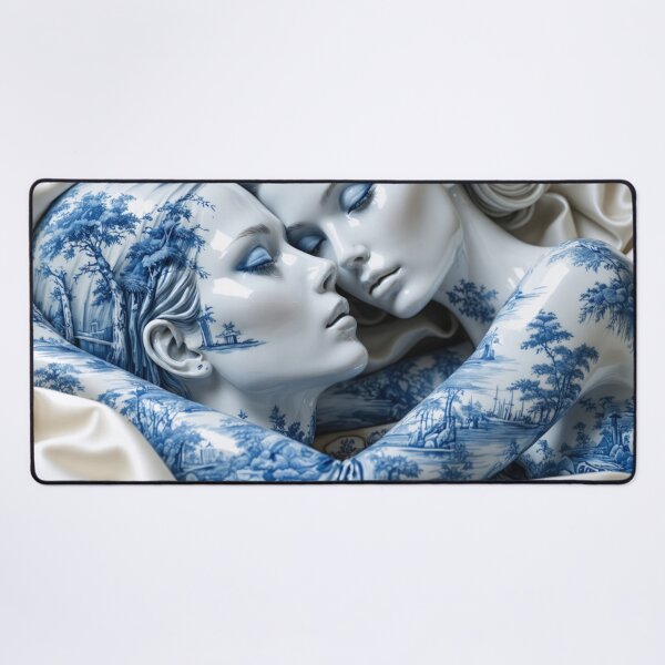 Item preview, Willow-Patterned Mannequin Sapphic Lovers #4 designed and sold by NickWhittleArt.