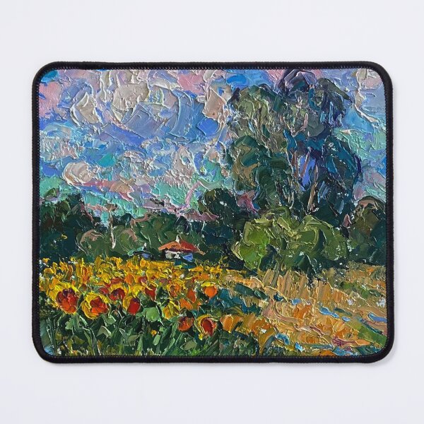 Item preview, Sunflowers Beneath the Summer Sky designed and sold by ukrainianvin.