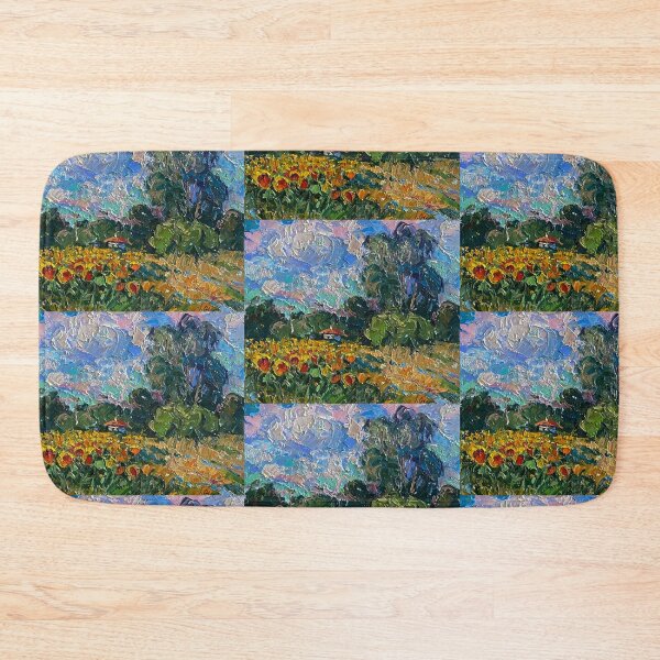 Item preview, Sunflowers Beneath the Summer Sky designed and sold by ukrainianvin.