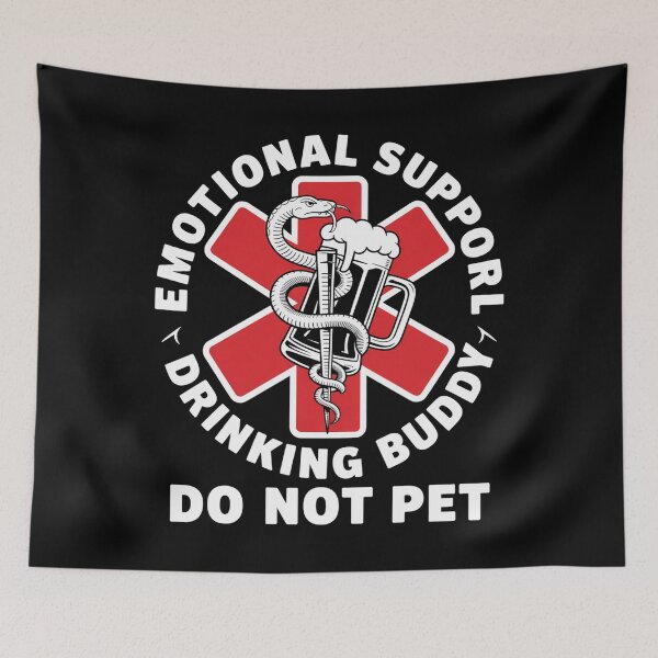 Item preview, Drinking Emotional Support Drinking  designed and sold by TorjeARTStore.