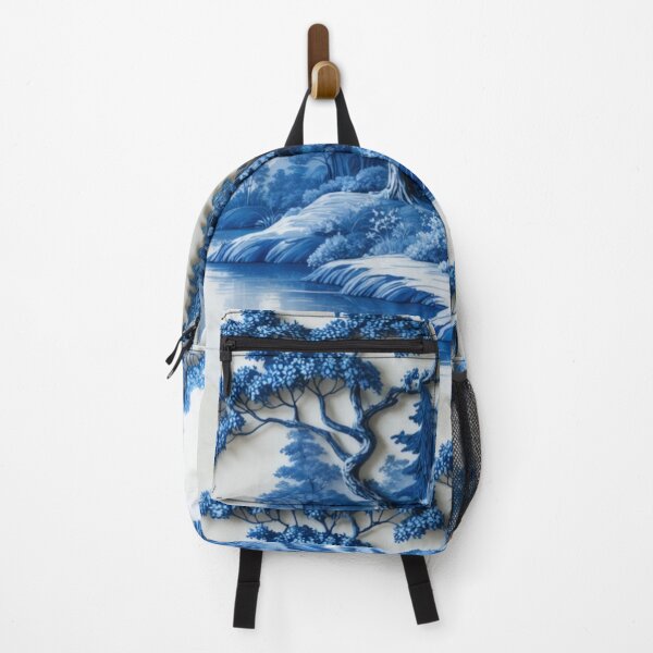 Item preview, Willow Pattern 3D-effect Landscape 2 Japanese Inspired  designed and sold by NickWhittleArt.
