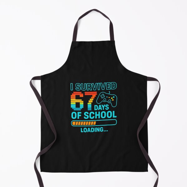 Item preview, I Survived 67 Days Of School Funny Teachers Students Retro designed and sold by cawtoon.