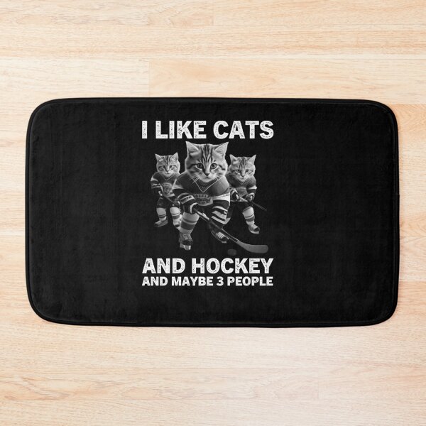 Item preview, Hockey Cats Funny Sports T-Shirt designed and sold by LashondaGreen89.