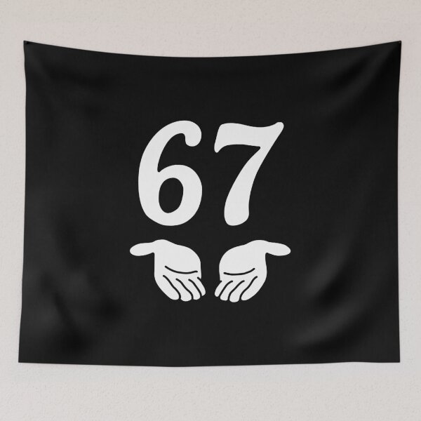 Aperçu de l'œuvre Drôle de mème Six Seven 6 7 Gen Alpha Slang créée et vendue par NQArtist.