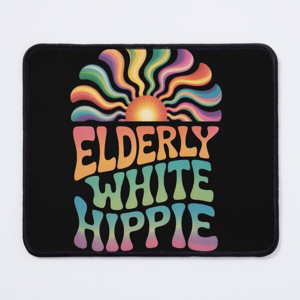 Item preview, Elderly White Hippie designed and sold by TorjeARTStore.