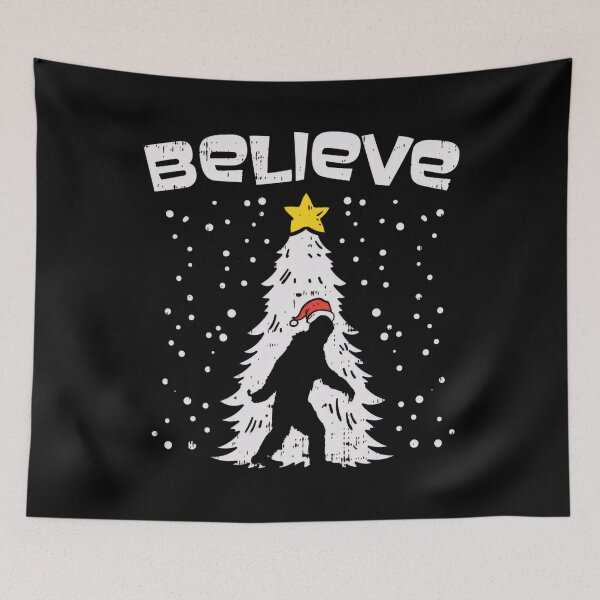 Item preview, Vintage Christmas Classic Holiday Christmas Festive Retro Lights Bigfoot Tree designed and sold by FrankyTepper.