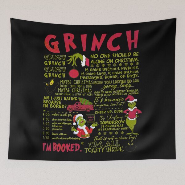 Item preview, Grinch Christmas Quotes – Funny Holiday Typography Design designed and sold by Olivia Matteo.