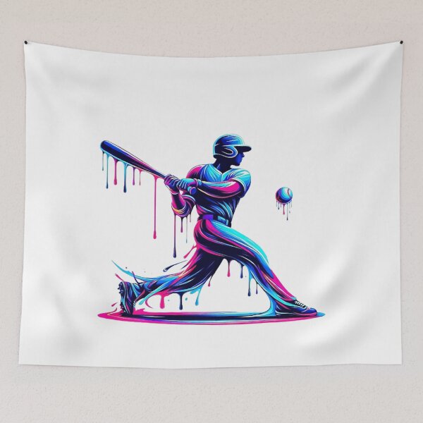 Artikelvorschau, Baseballspieler-T-Shirt mit Eiscreme-Motiv entworfen und verkauft von MaudWebe.
