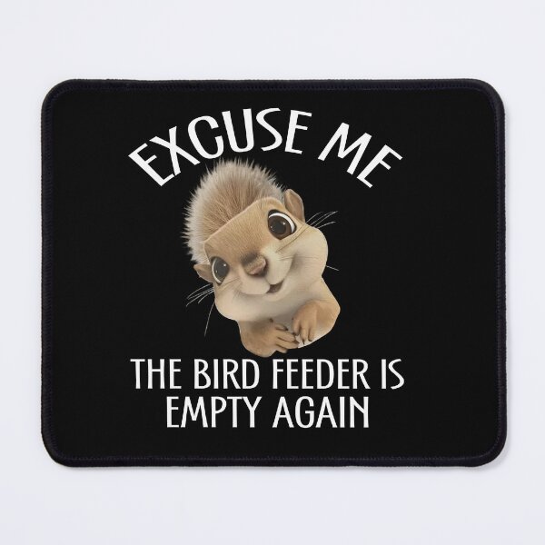 Item preview, Funny Squirrel Bird Feeder Sticker designed and sold by LashondaGreen89.