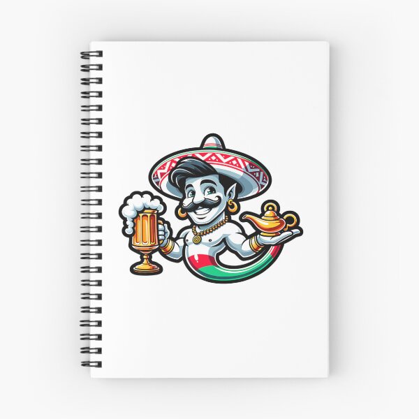 Item preview, Genie With Beer and Lamp – Funny Mexican Party Design designed and sold by Olivia Matteo.