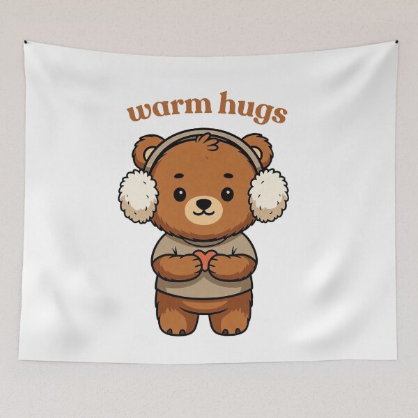 Item preview, Warm Hugs Bear T-Shirt designed and sold by EcoArtTees.