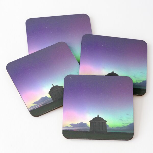 Item preview, Northern Lights over Mussenden Temple designed and sold by Jan Vinclair.