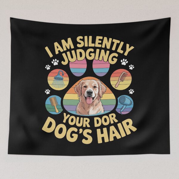 Item preview, I am silently judging your dog's hair designed and sold by JonGogue.