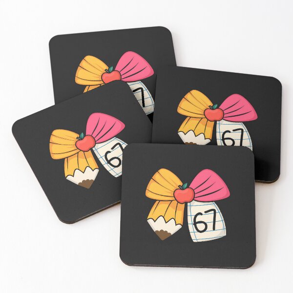Item preview, 67 Days Of School Funny 67 Six Seven Meme Coquette Bow Girls designed and sold by MOHITSALVI.