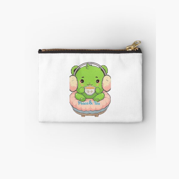 Item preview, Peace & Tea Frog T-Shirt designed and sold by EcoArtTees.