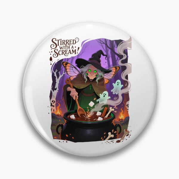 Item preview, Witch Brewing Midnight Cocoa – Stirred with a Scream designed and sold by BlackPrintMrket.
