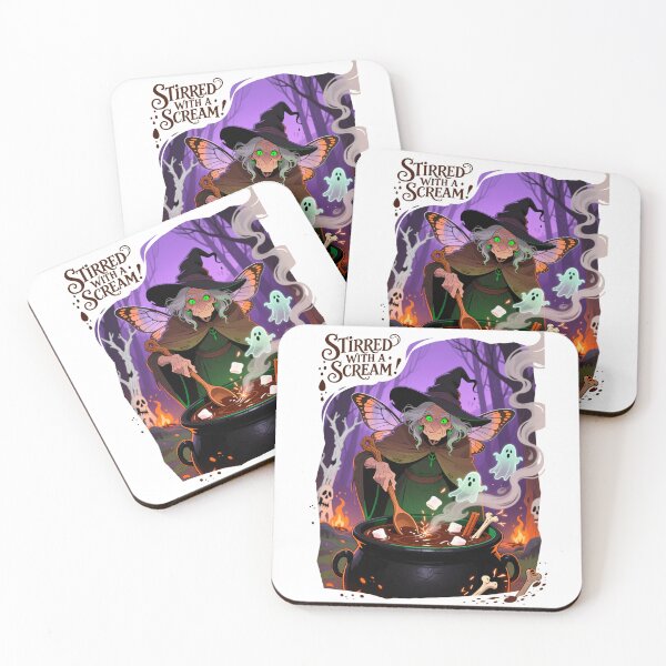 Item preview, Witch Brewing Midnight Cocoa – Stirred with a Scream designed and sold by BlackPrintMrket.