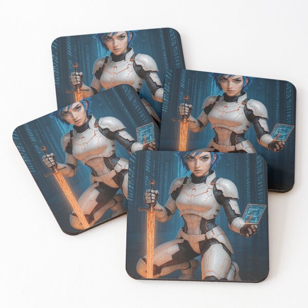 Item preview, Cipher Thorne kneeling cyber Templar  designed and sold by CathryneDelamort.