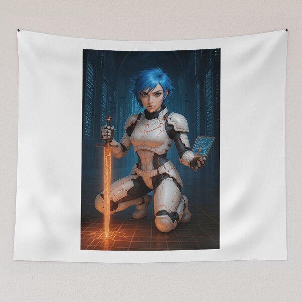 Item preview, Cipher Thorne kneeling cyber Templar  designed and sold by CathryneDelamort.