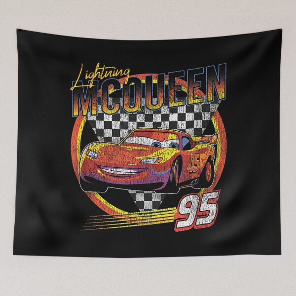 Item preview, Disney Pixar Cars Lightning McQueen Vintage Race  designed and sold by Olivia Matteo.