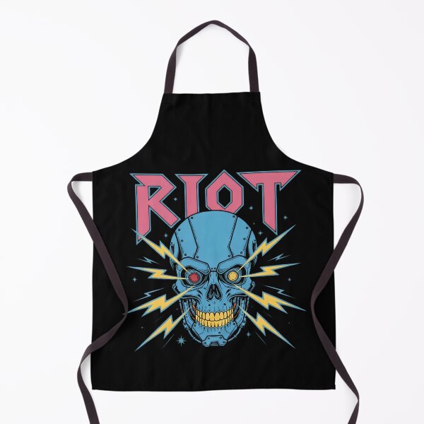 Item preview, Electric Riot Skull – Cyberpunk Robot Head designed and sold by SidTastic .